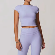 Women's Crop Top – Short Flutter Sleeves – view 6