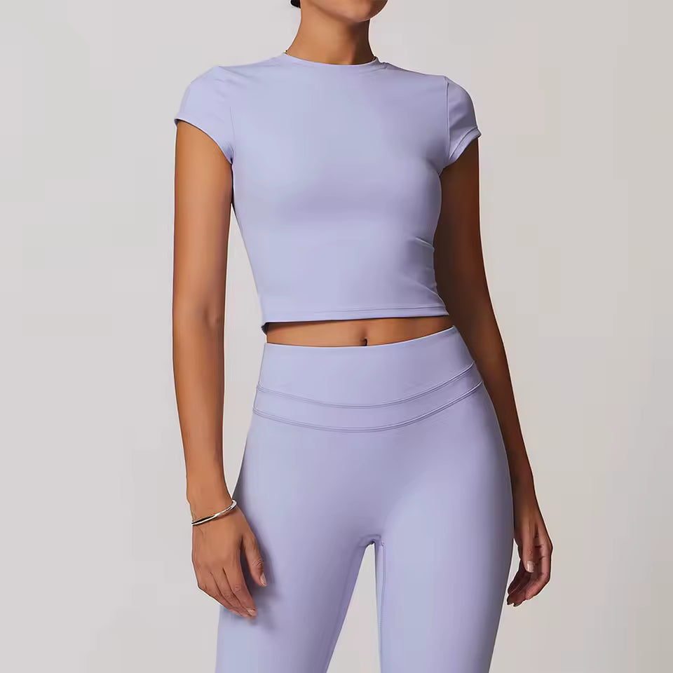 Women's Crop Top – Short Flutter Sleeves – view 6