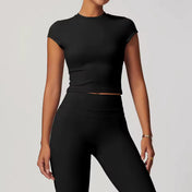 Women's Crop Top – Short Flutter Sleeves – view 7