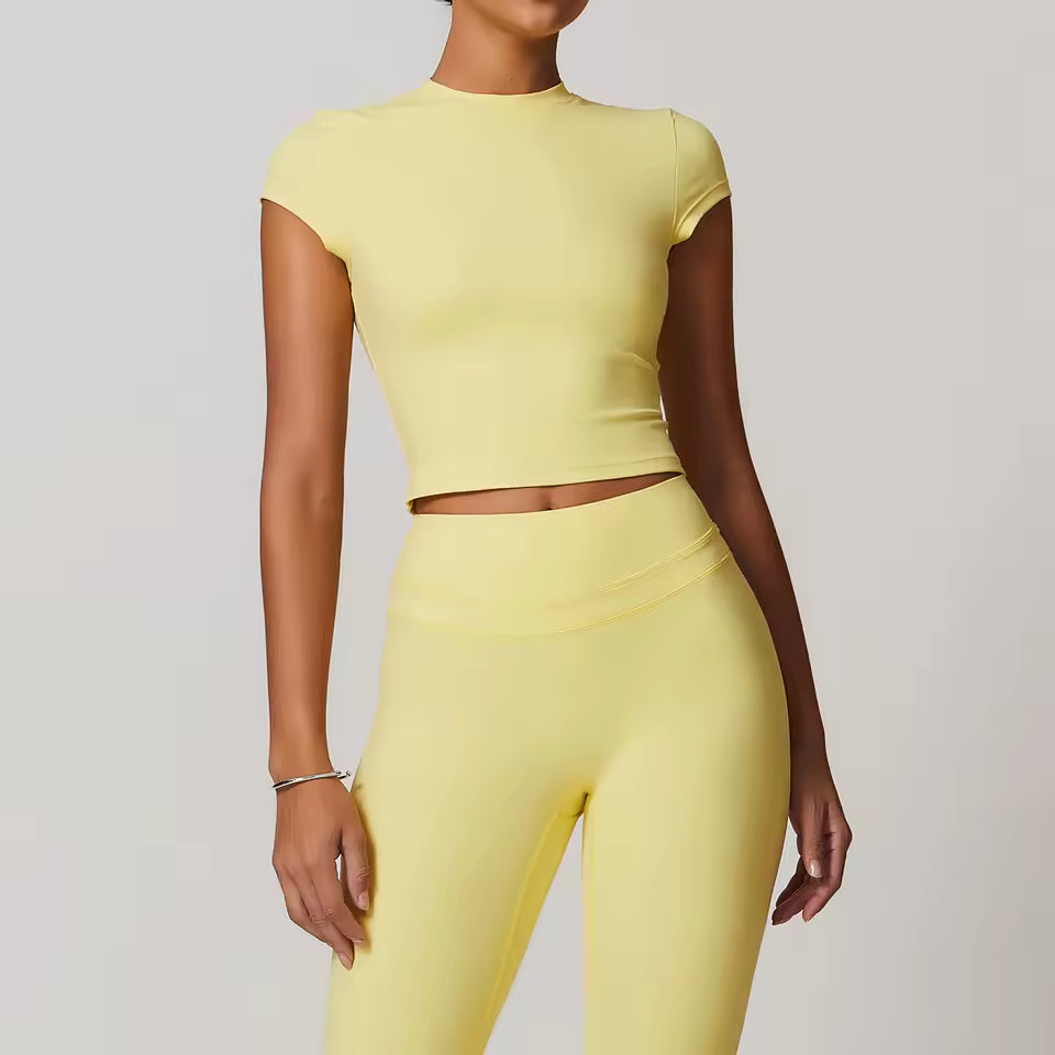 Women's Crop Top – Short Flutter Sleeves – view 9