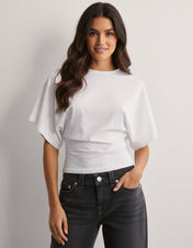 Women's T-Shirt – Wide Sleeve Relaxed Fit Top