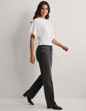 Women's T-Shirt – Wide Sleeve Relaxed Fit Top – view 2
