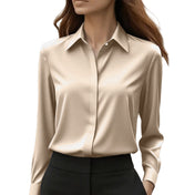 Women's Blouse – Elegant Satin-Finish Design – view 9