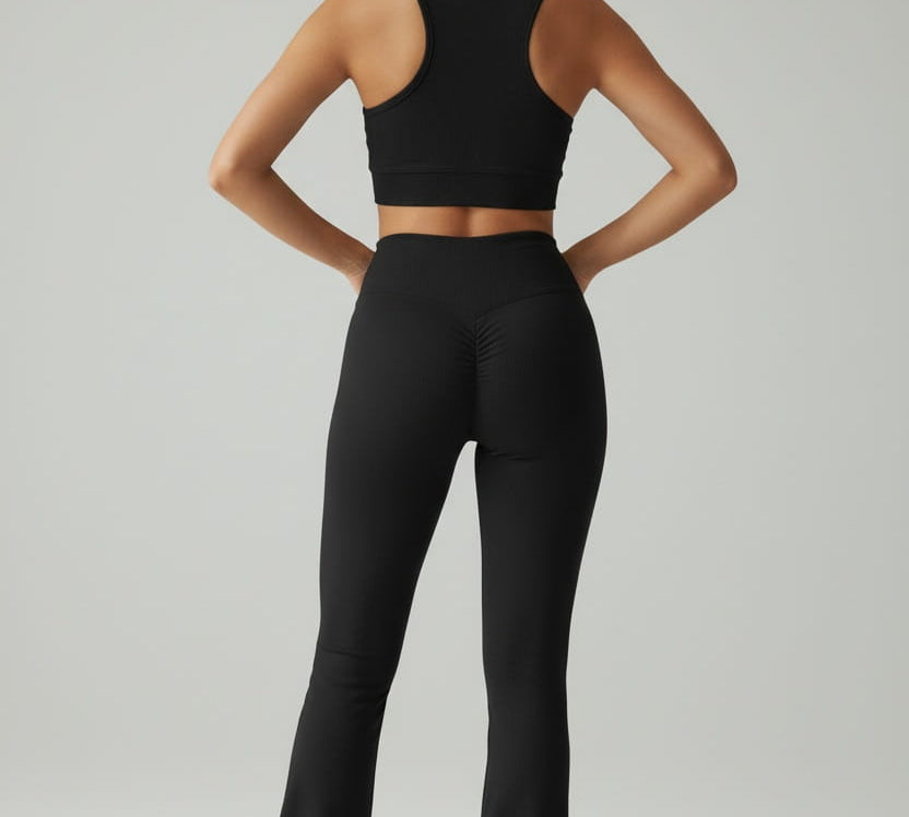 Women's Flare Leggings – Seamless Design – view 6