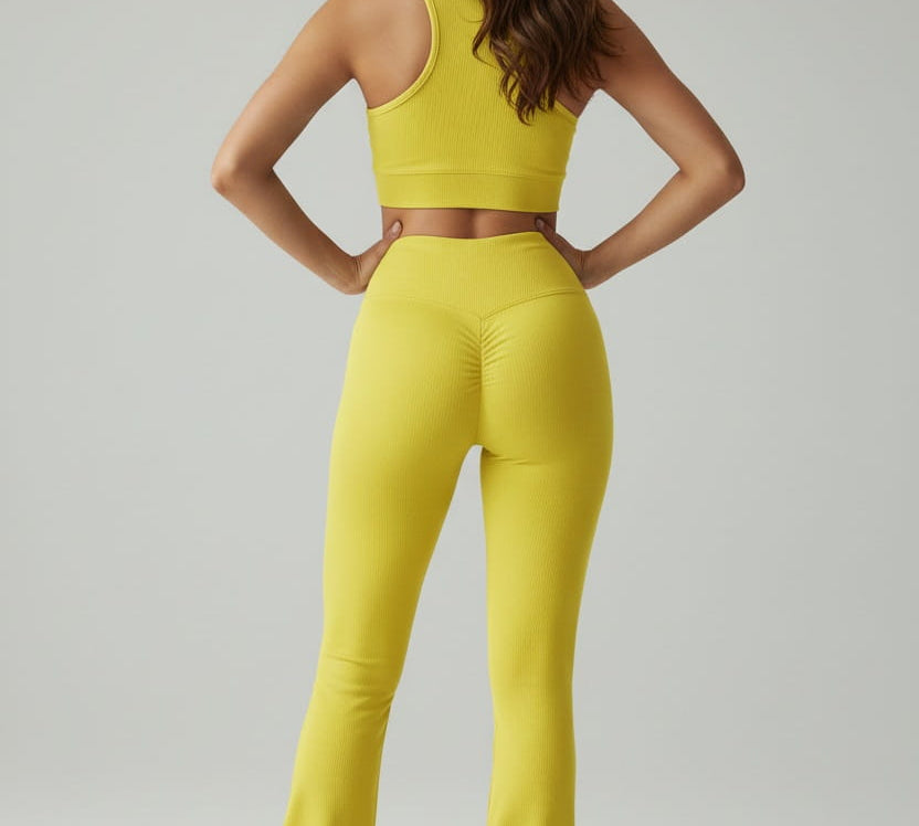 Women's Flare Leggings – Seamless Design – view 8