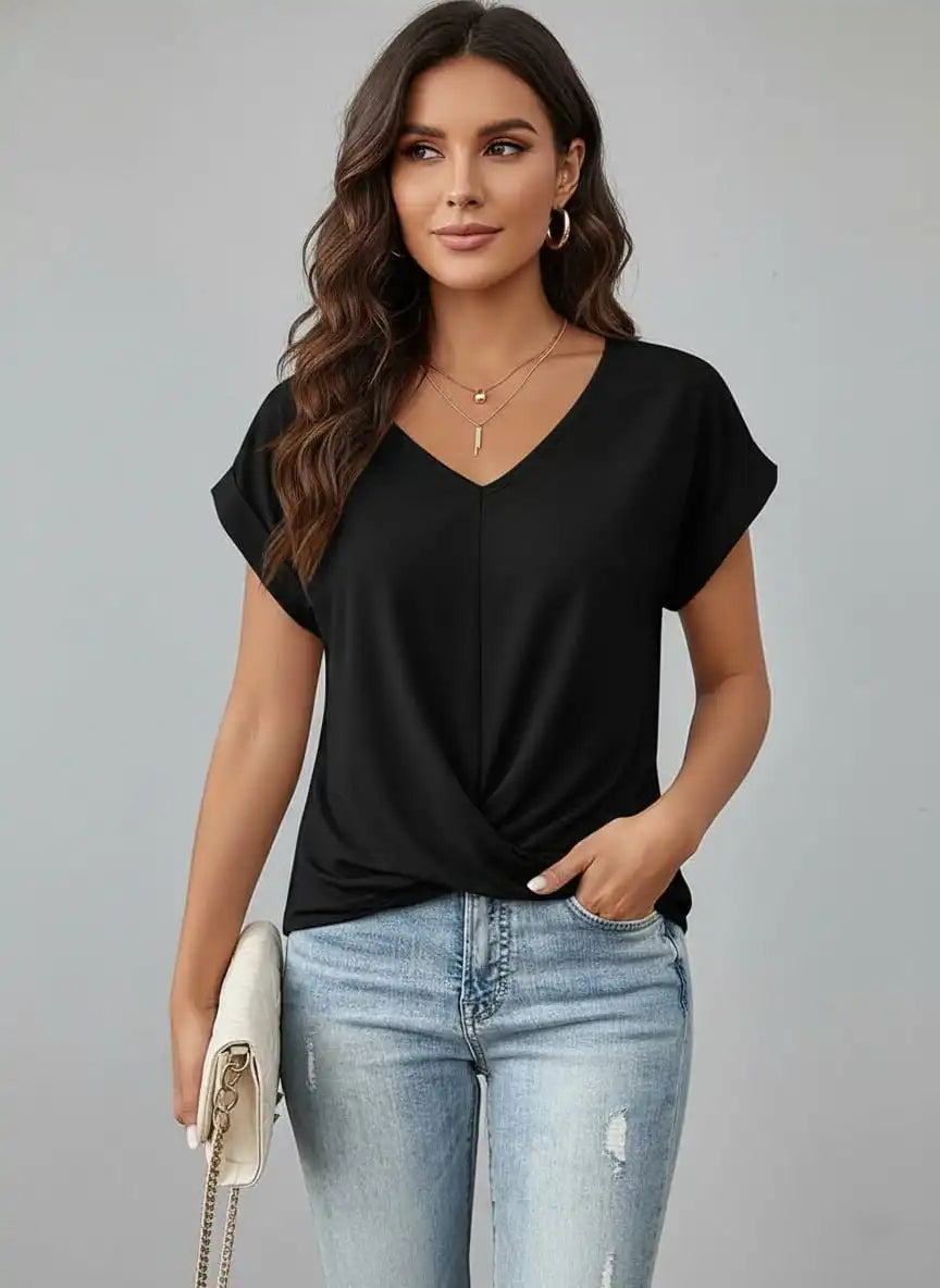 Women's T-Shirt – Short Sleeve Polyester Design