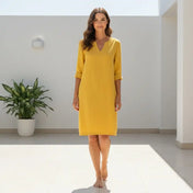 Women's Maxi Dress – Airy A-Line Design – view 3