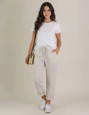 Women's Trousers – Relaxed Fit Linen-Look Pants
