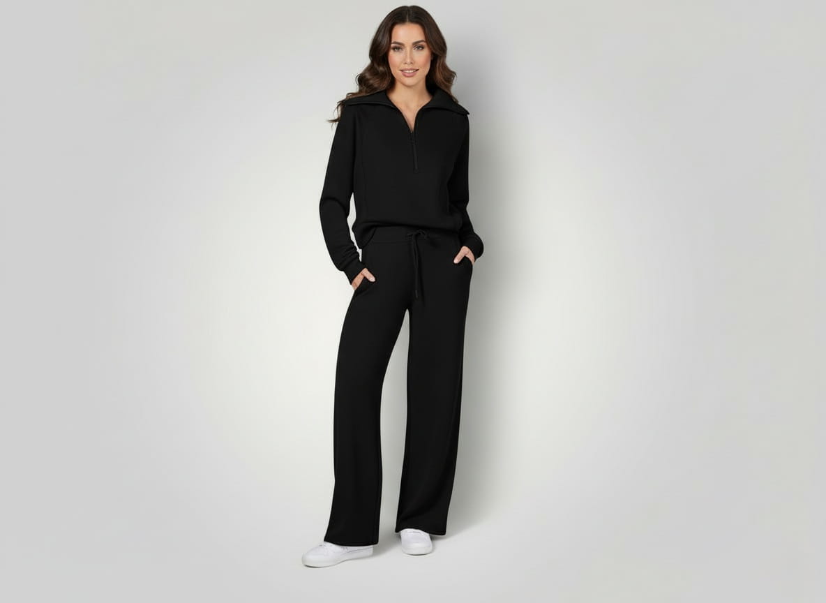 Women's Loungewear Set – Soft Rayon Blend Lounge Set – view 5