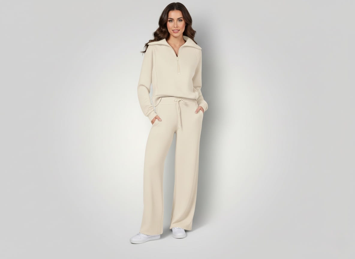Women's Loungewear Set – Soft Rayon Blend Lounge Set – view 4