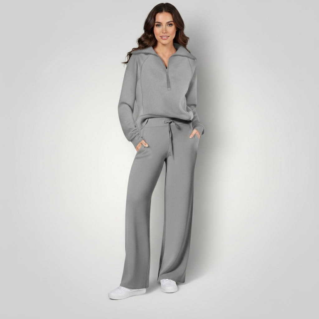 Women's Loungewear Set – Soft Rayon Blend Lounge Set – view 2