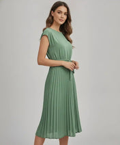 Women's Dress – Mint Green Formal Style – view 2