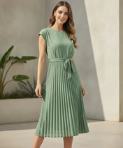 Women's Dress – Mint Green Formal Style – view 4