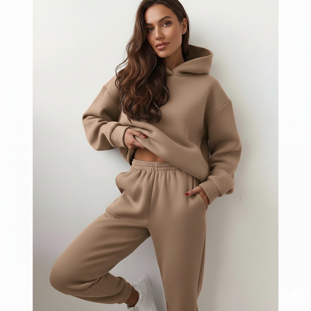 Women's Tracksuit Set – Hoodie and Joggers – view 3