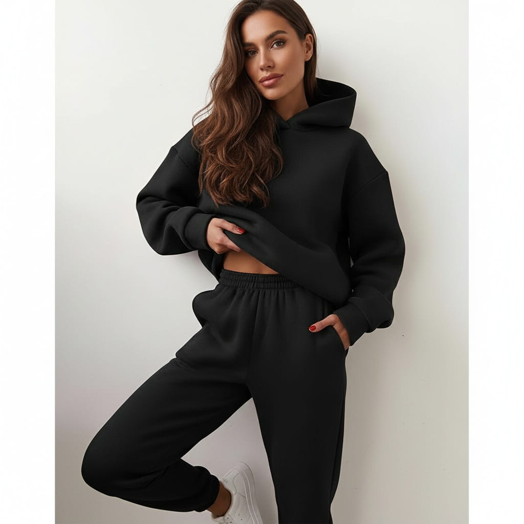 Women's Tracksuit Set – Hoodie and Joggers – view 4