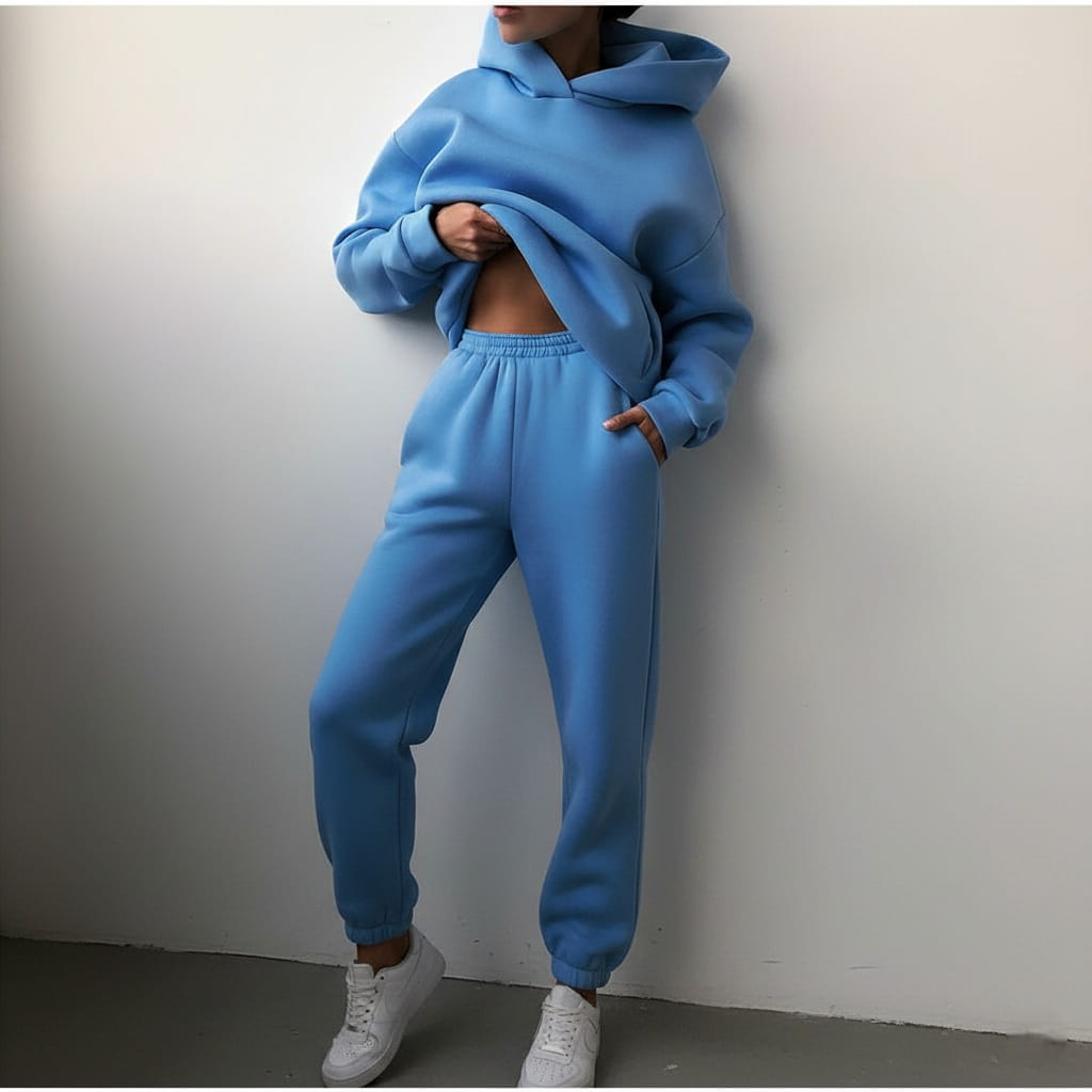 Women's Tracksuit Set – Hoodie and Joggers – view 6