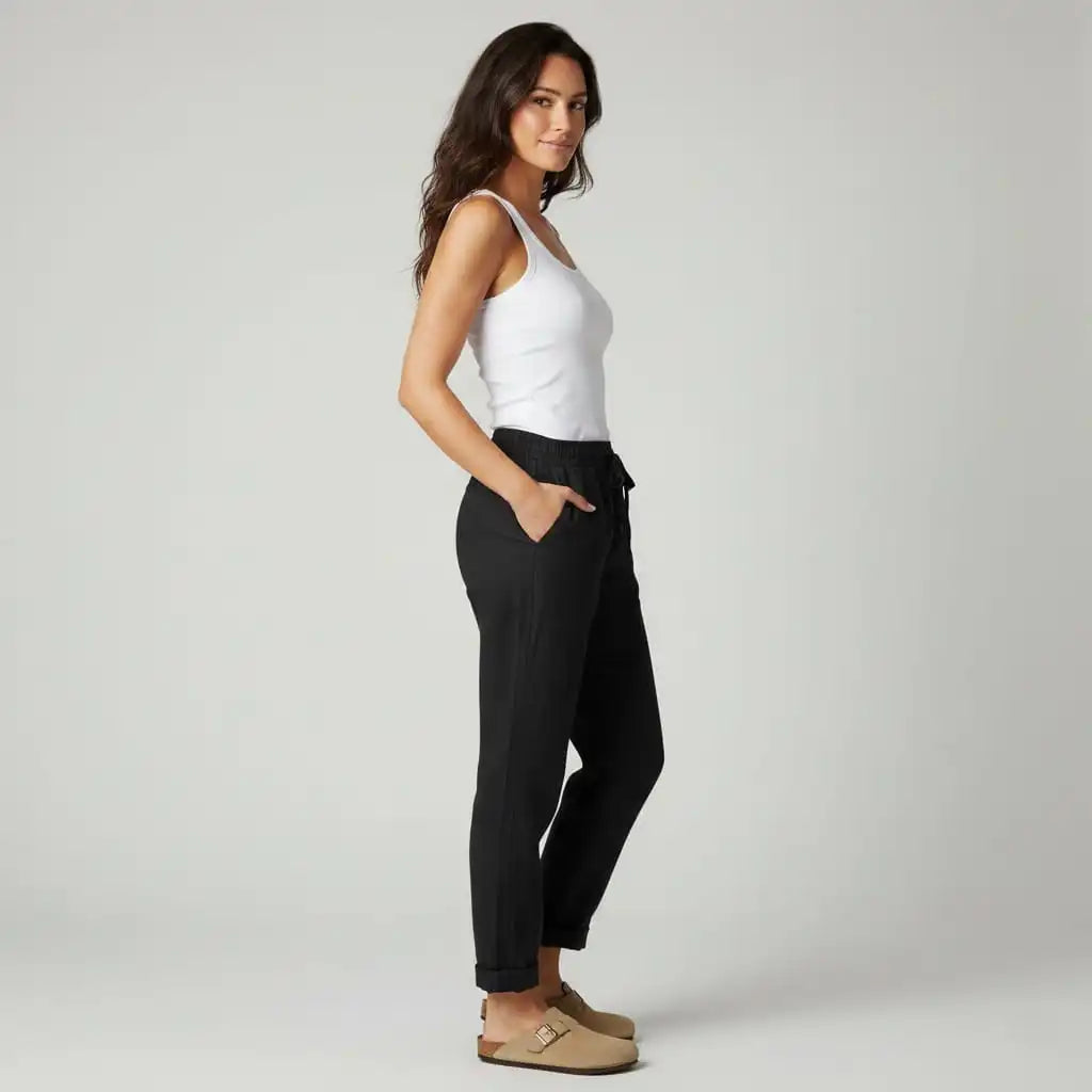 Women's Trousers – Comfortable Cotton Blend – view 2