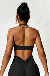 Women's Sports Bra – Diamond Neckline Design – view 9