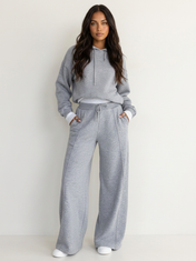 Women's Lounge Set – Modern Hoodie and Wide-Leg Trousers – view 10