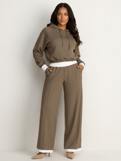 Women's Lounge Set – Modern Hoodie and Wide-Leg Trousers – view 12