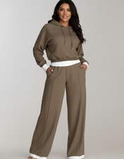 Women's Lounge Set – Modern Hoodie and Wide-Leg Trousers – view 13