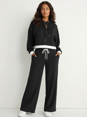 Women's Lounge Set – Modern Hoodie and Wide-Leg Trousers – view 5